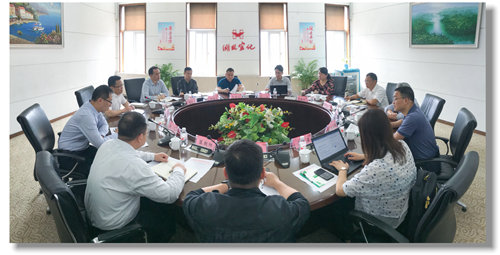 甕福集團(tuán)羅永留、開磷集團(tuán)杜紹倫一行到訪宜化集團(tuán)